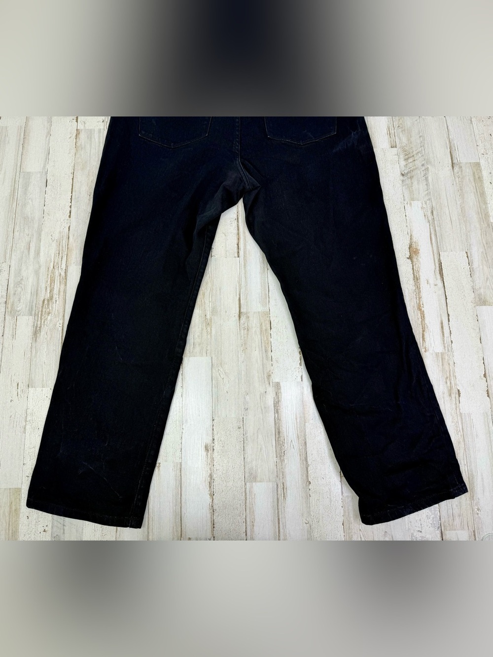 LRL Lauren Jeans Co Ralph Lauren 16 (38x29) Classic Straight Jeans Black - Picture 10 of 10